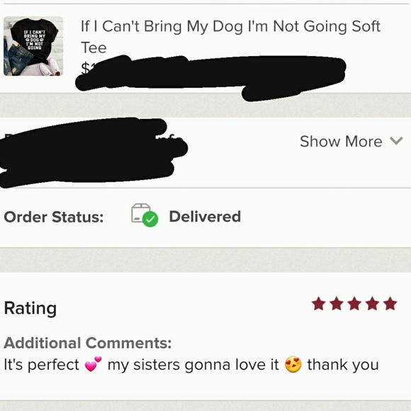 If I Can't Bring My Dog I'm Not Going Soft Tee - Picture 3 of 5